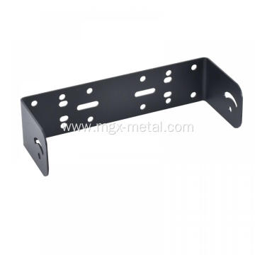 Powder Coated Black Steel Adjustable Speaker Radio Bracket